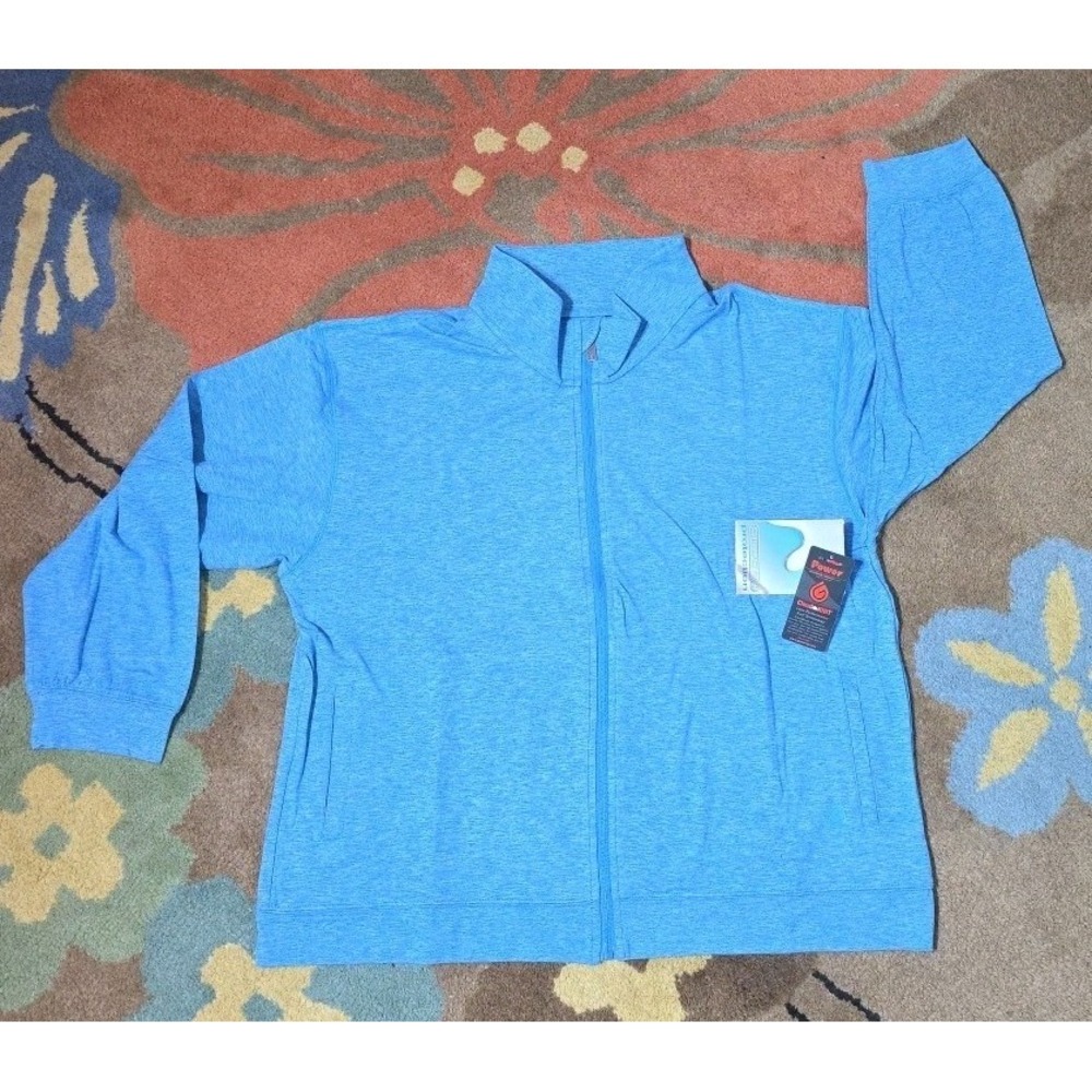 Nwt Gymwrap Women's CloudKnit Full Zip Jacket Gray Size 1X